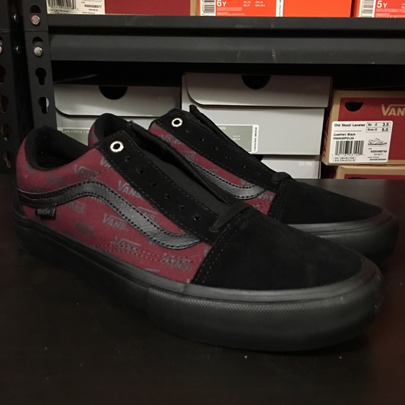 vans the rubber print old skool pro port royal shoes